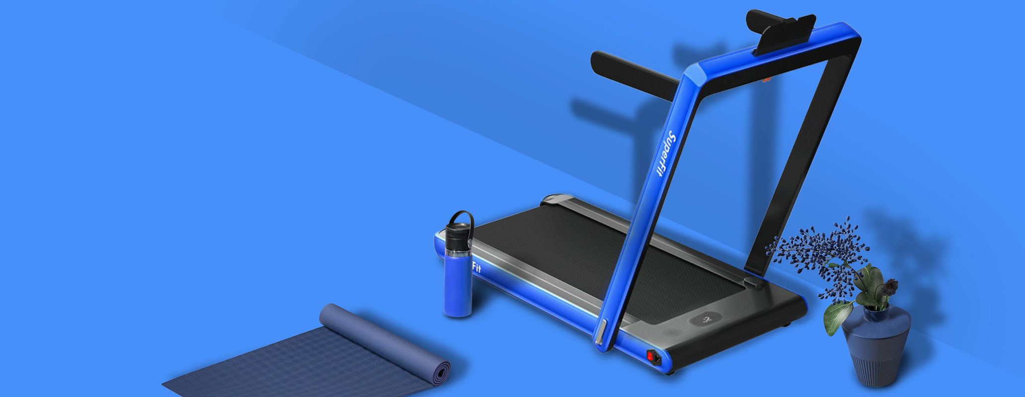 Folding Treadmill with Bluetooth speaker 