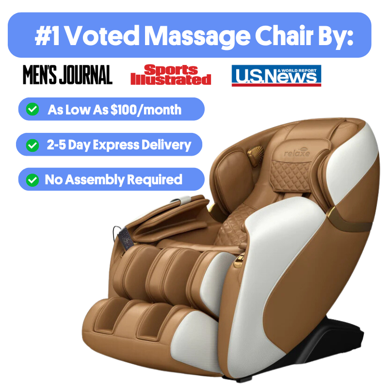 Relaxe Zero-Gravity Shiatsu Massage Chair With Heating (SL-Track)