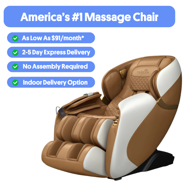 Relaxe Zero-Gravity Shiatsu Massage Chair With Heating (SL-Track)