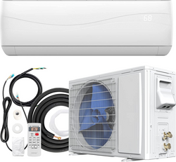 4-in-1 Ductless Mini Split Air Conditioner and Heater (12000 BTU 17 SEER2 208-230V)