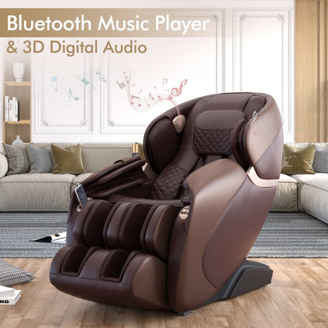 Relaxe Zero-Gravity Shiatsu Massage Chair With Heating (SL-Track)