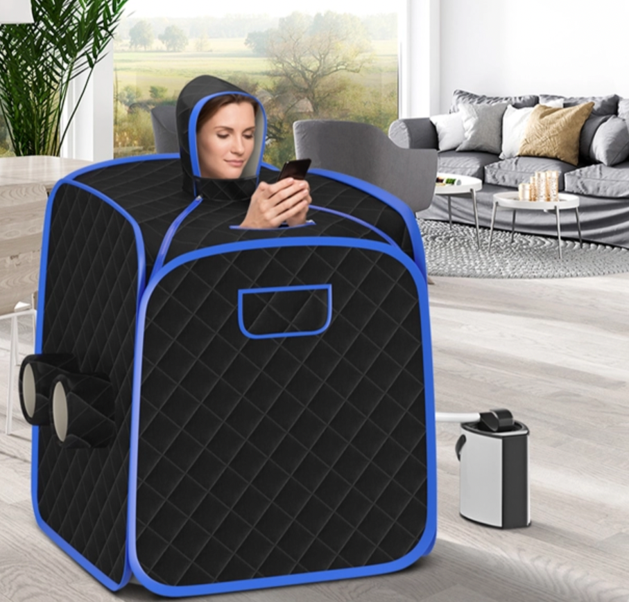 3-in-1 Portable Sauna With Chair And Foot Roller – Relaxe