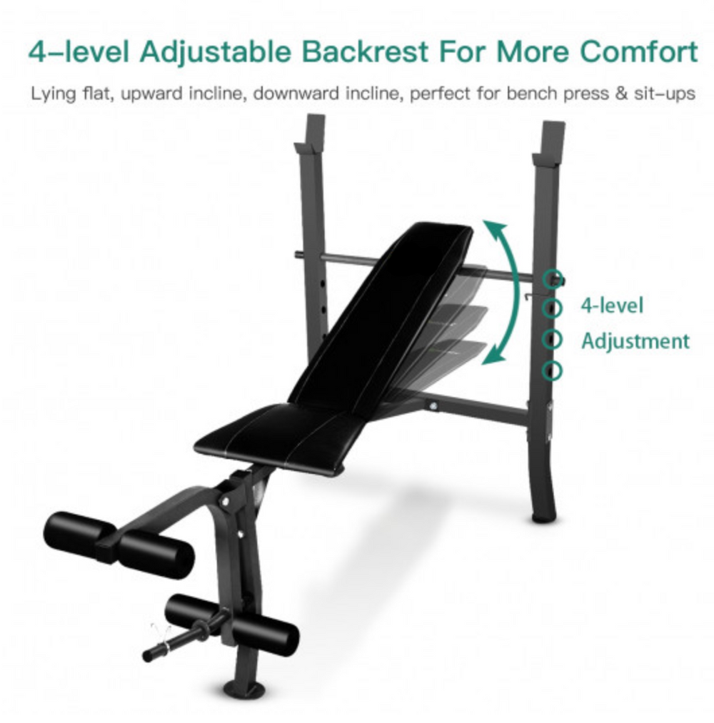 Adjustable backrest bar for weight bench hotsell
