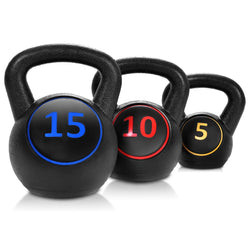 3-Piece Kettlebell Weight Set